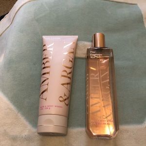 Body spray and body cream